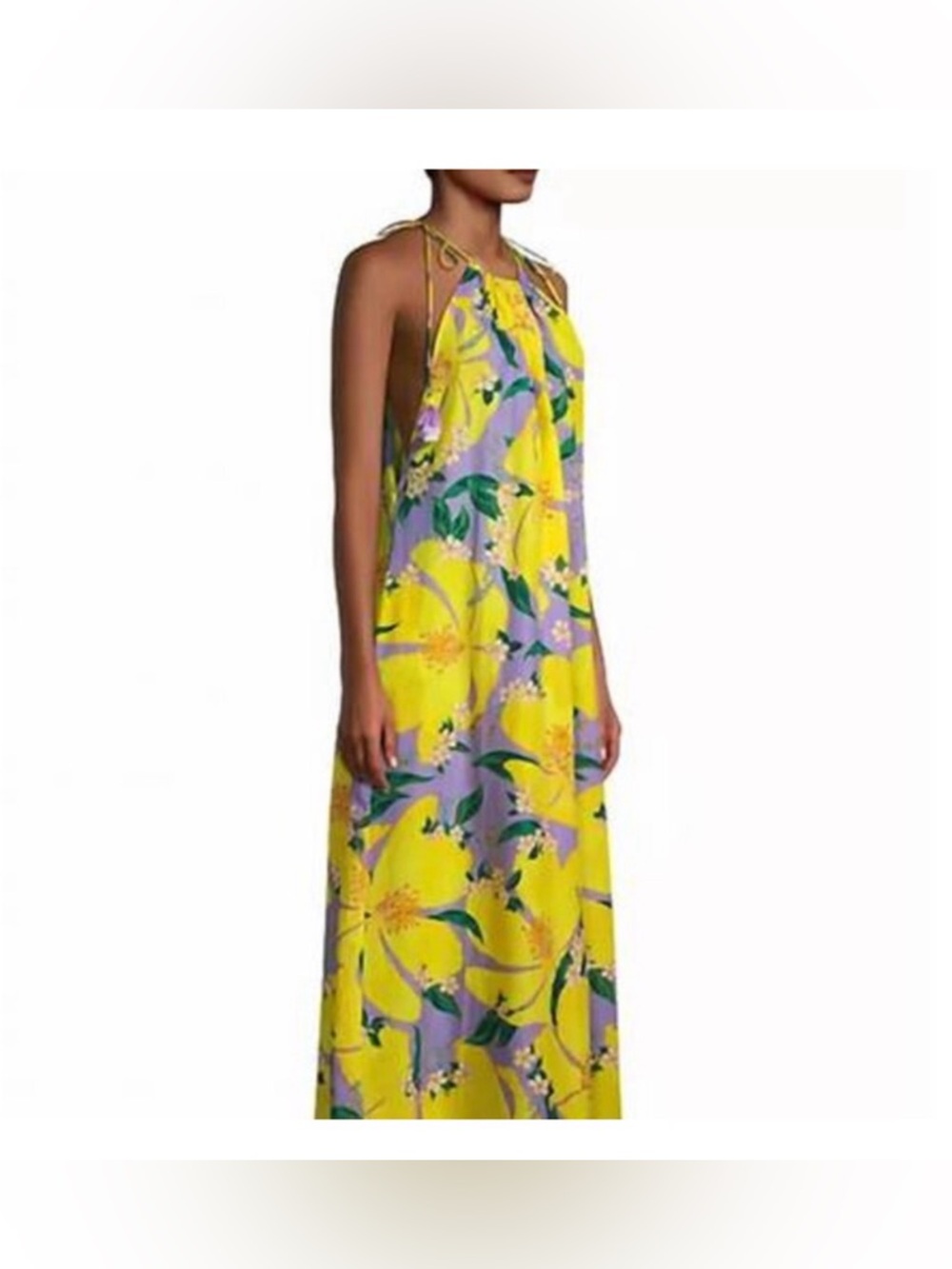 Farm Rio Pietra Floral Lilac Dress - Picture 2 of 7